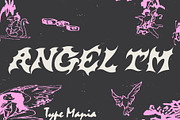 Angel TM – Y2K Tribal Font, a Script Font by Type Mania (Thumbnail 1 of 9)