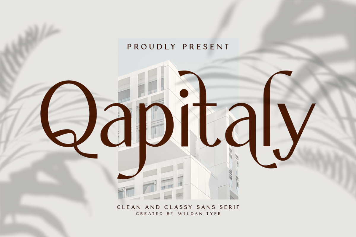 Qapitaly, a Sans Serif Font by Wildan Type (Photo 1 of 10)