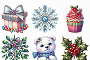 Rhinestone Christmas Sublimation, an Illustration by Craft Nest (Thumbnail 5 of 6)