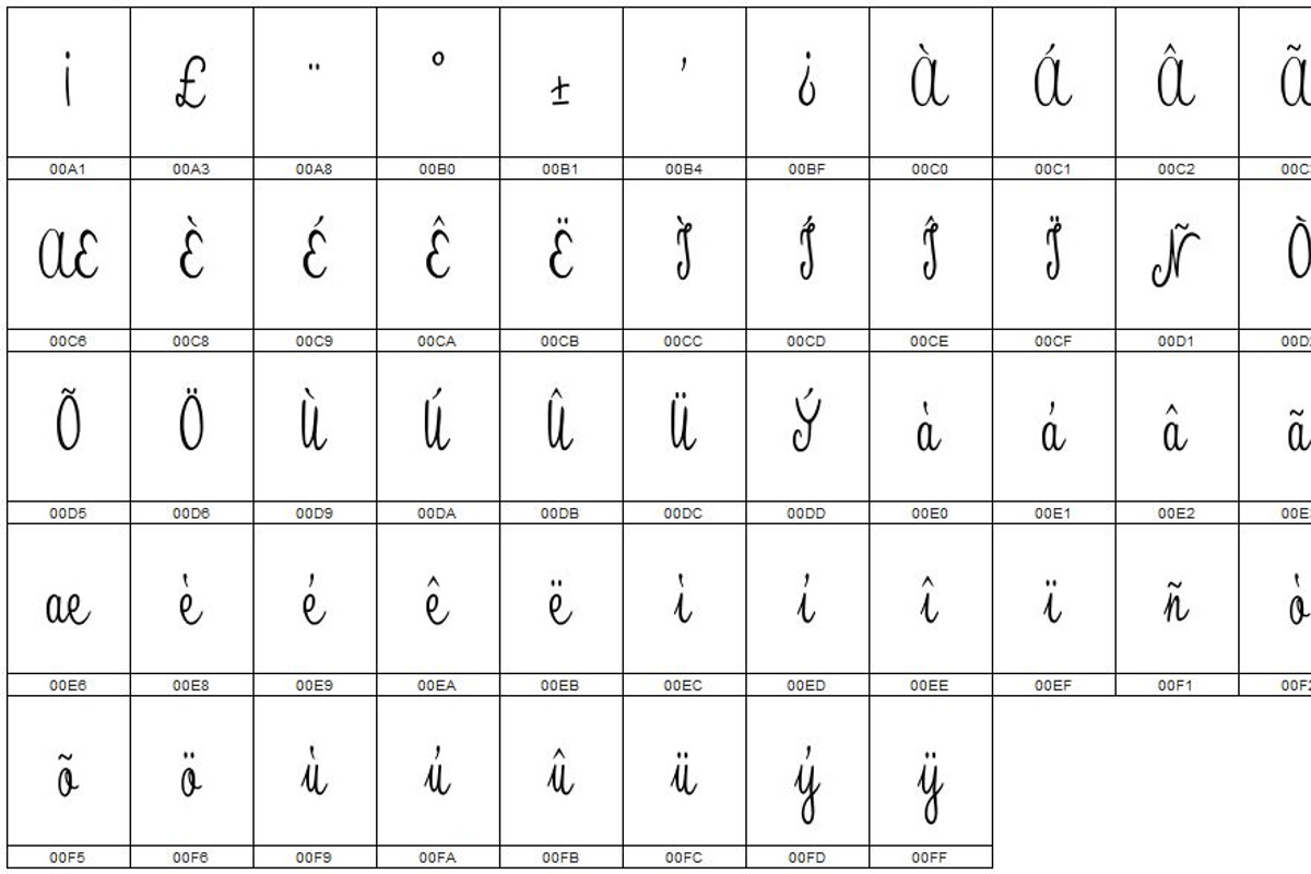 Kristaly handwritten Font preview 5