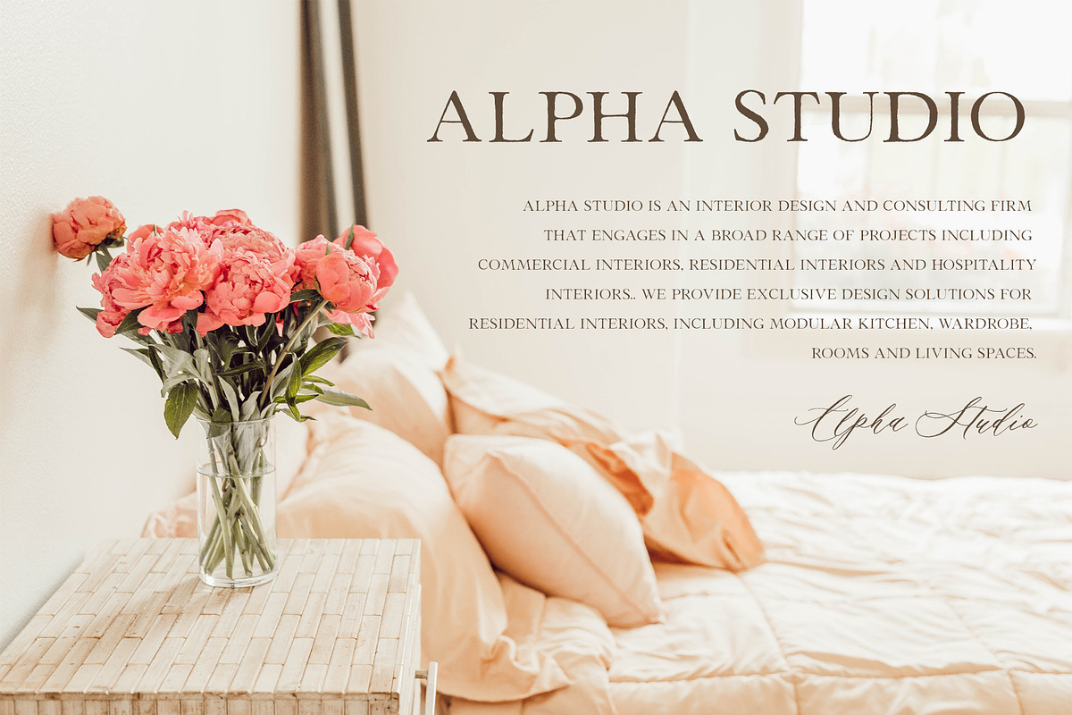 La Roche Font Duo, a Script Font by Calamar Studio (Photo 12 of 19)
