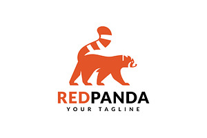 Vector Silhouette of Red Panda Logo, a Branding & Logo Template by brandphant