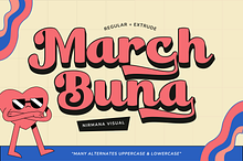Marchbuna Retro - Branding Logo Font