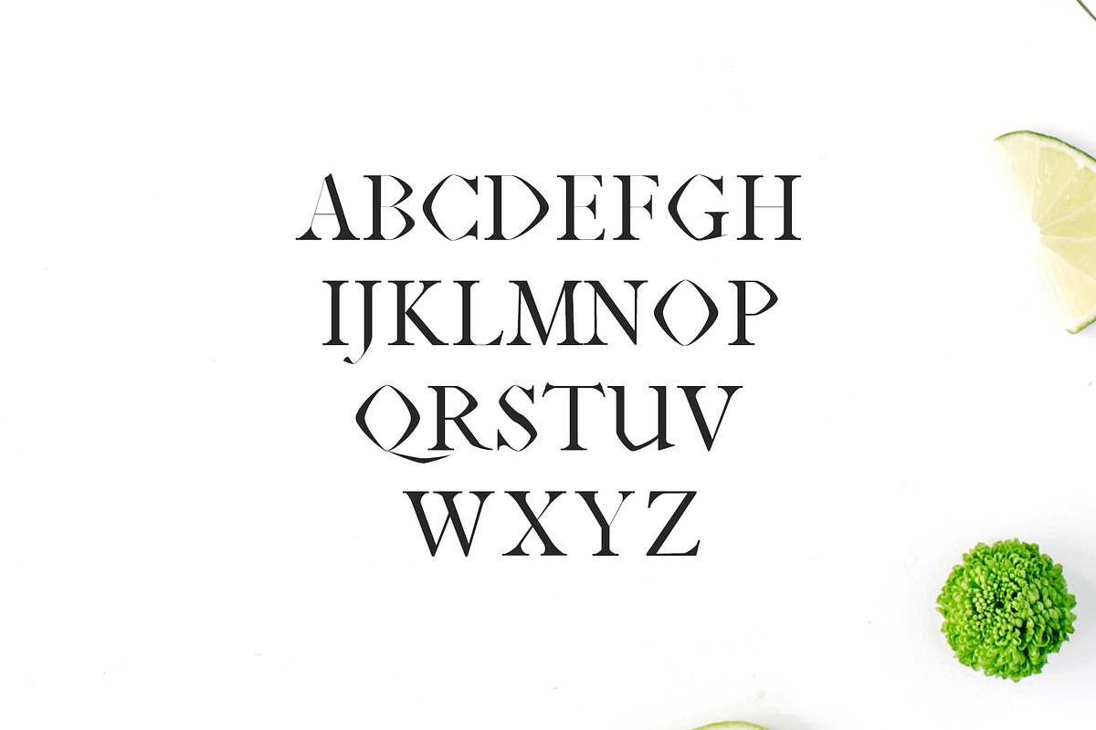 Janecia Serif Typeface preview 2