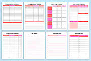 Homeschool Planner For Canva KDP, a Stationery Template by Shumaya (Thumbnail 3 of 7)