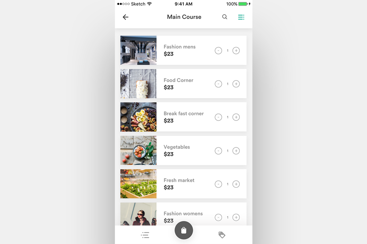 Complete iOS ui kit for delivery app, an UI Kit Template by Divanraj (Photo 17 of 29)