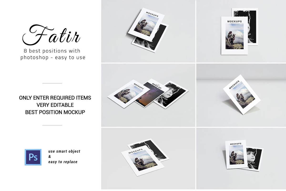 A4 Flyer Mockups Template, a Print Template by Orlin (Photo 1 of 10)