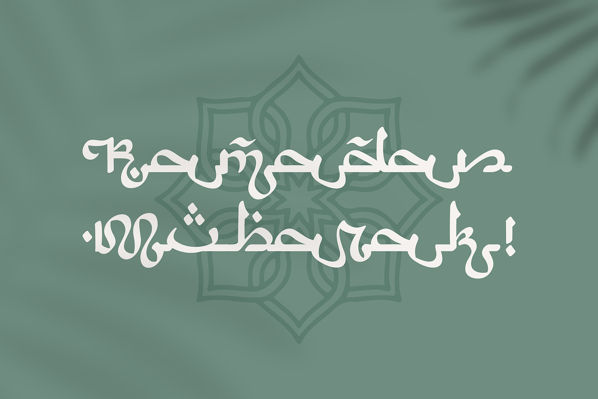 Arabic script Font, a Script Font by kaer_shop (Photo 8 of 14)