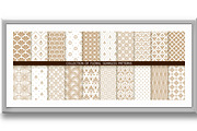 Geometric floral set of seamless, a Decorative Illustration by RODINA (Thumbnail 3 of 3)