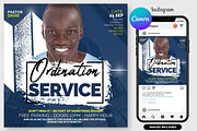 Ordination Ceremony Flyer | Canva, a Graphic by graphicforest (Thumbnail 2 of 3)