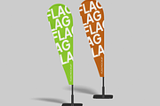 Teardrop Flag Mockup, an Advertising Mockup by Permadi Creative (Thumbnail 2 of 3)