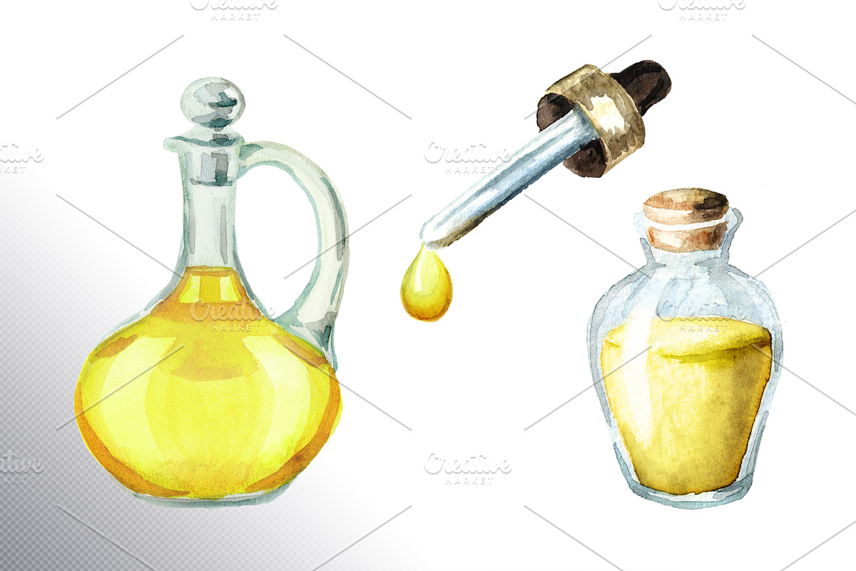 Cannabis. Watercolor collection, a Healthcare Illustration by Daria Ustiugova (Photo 12 of 12)