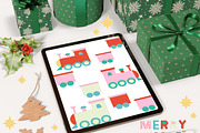 Merry Christmas. 50 BONUS elements, a Pattern Graphic by Lineli (Thumbnail 7 of 10)