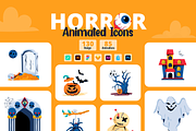 Animated Horror Icon Set, a Duotone Icon by Prosymbols (Thumbnail 1 of 18)