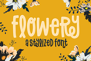 Flowery Font