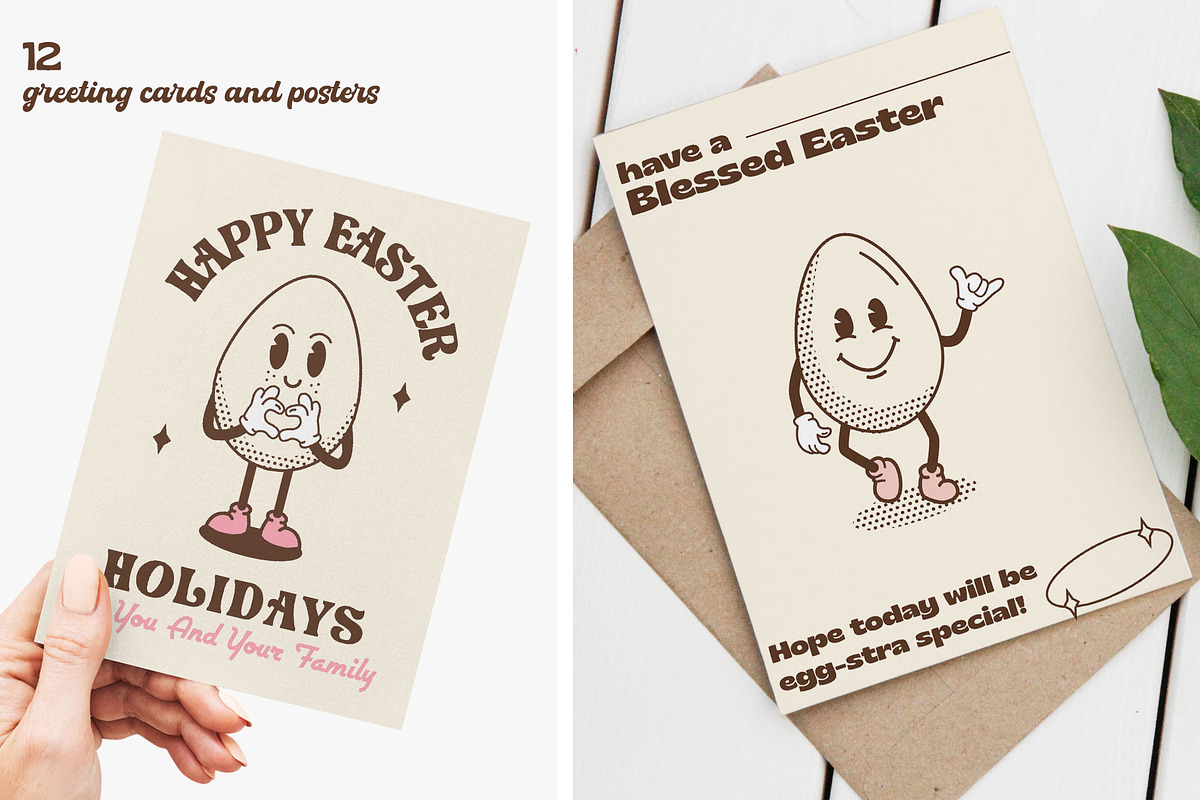 Egg-Cellent Easter Retro Collection, a Decorative Illustration by millering (Photo 3 of 6)