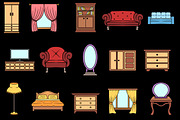 Home Furniture Illustration Pack, an Illustration by baii09 (Thumbnail 2 of 2)