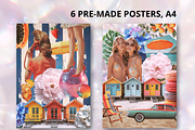 Retro summer collage - 300+ cutouts, an Object Graphic by Sofico (Thumbnail 7 of 13)