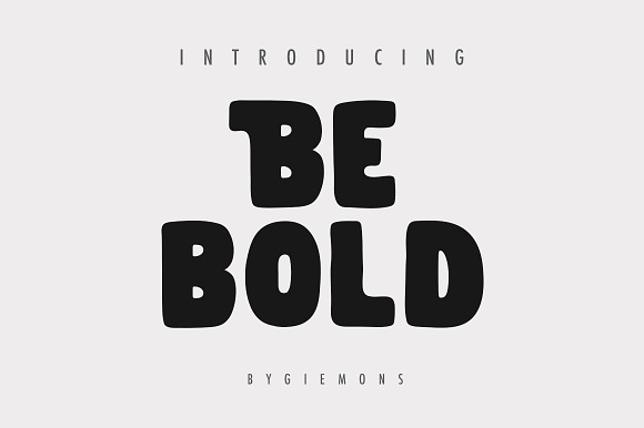 Be BOLD Font preview 8