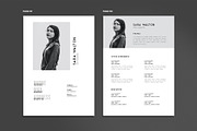 Minimal Resume Template, a Resume Template by Saman Osama (Thumbnail 2 of 8)