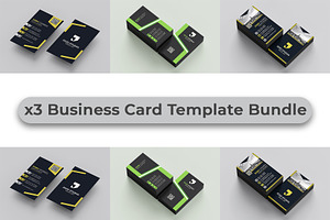 Business Card Template Bundle Vol 2, a Business Card Template by takuloerizal