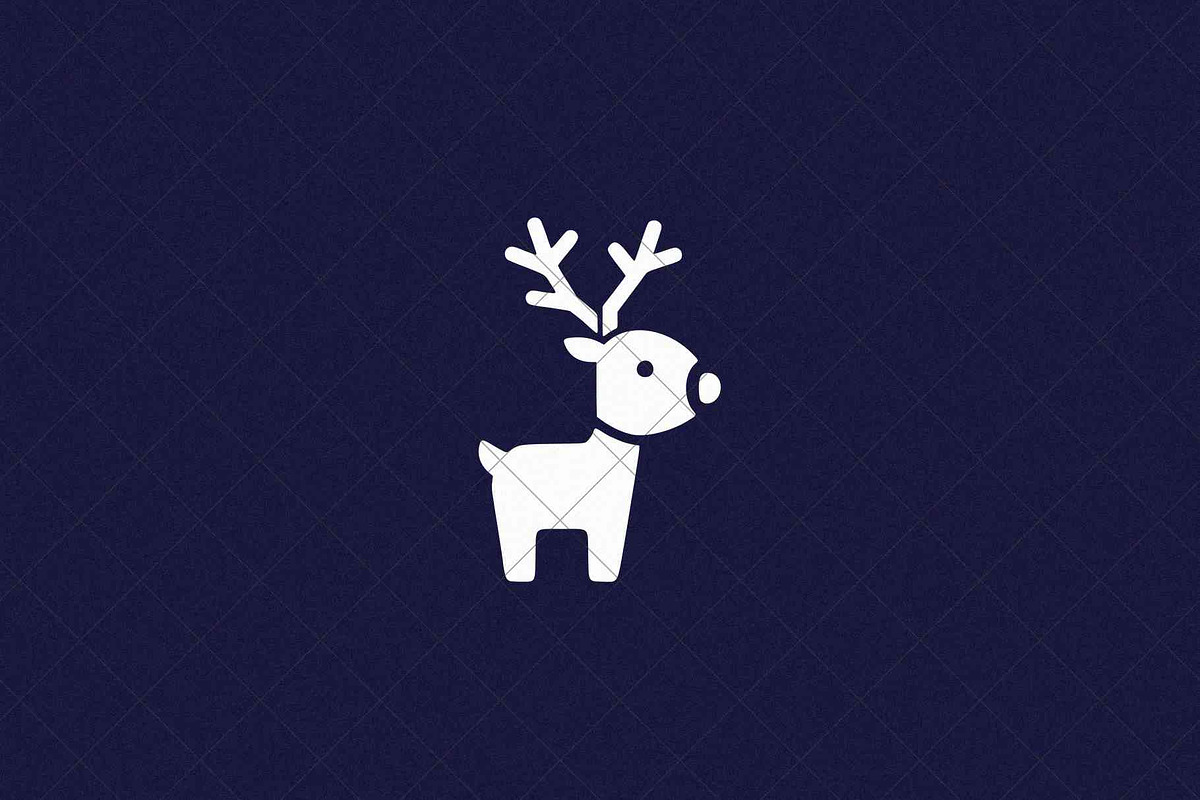 Minimalist Deer Icon Elk, an Animal Illustration by Vectorium Studio (Photo 4 of 4)