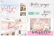 All in one Font Bundles, a Script Font by MSG Studio (Thumbnail 8 of 15)