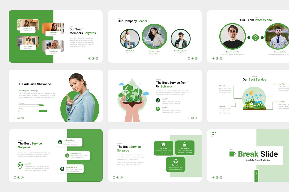 Solyaros - Solar Google Slides, a Design Template by Ermedia Studio (Photo 3 of 7)