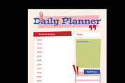 Daily & Weekly Planner, a Stationery Template by Neermana (Thumbnail 3 of 4)