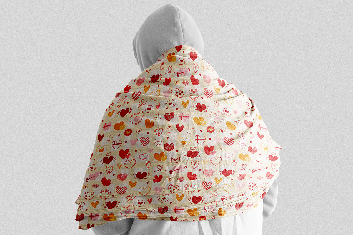 Romantic Heart Pattern, a Pattern Graphic by Neermana (Photo 2 of 5)