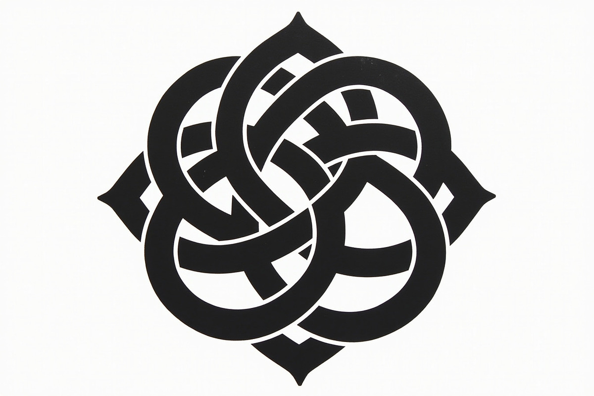 Celtic Knot Tattoo Silhouette Set, an Illustration by BIPLOB EXPERT (Photo 9 of 9)