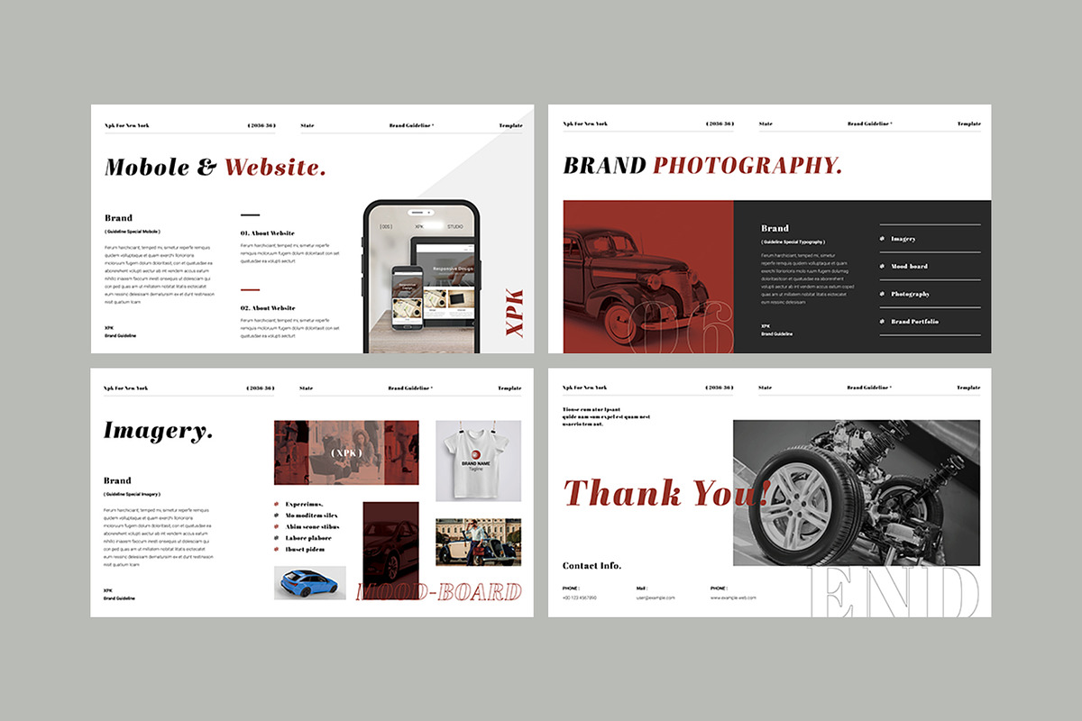 Brand Identity Presentation Template, a Presentation Template by Pixelpick (Photo 5 of 5)