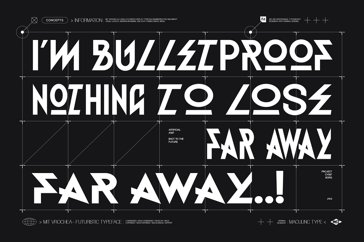 MIT Vrochea, a Sans Serif Font by Maculinc Type (Photo 8 of 12)