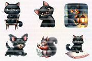 Cute Evil Animals Clipart, an Illustration by CreationArt (Thumbnail 5 of 5)