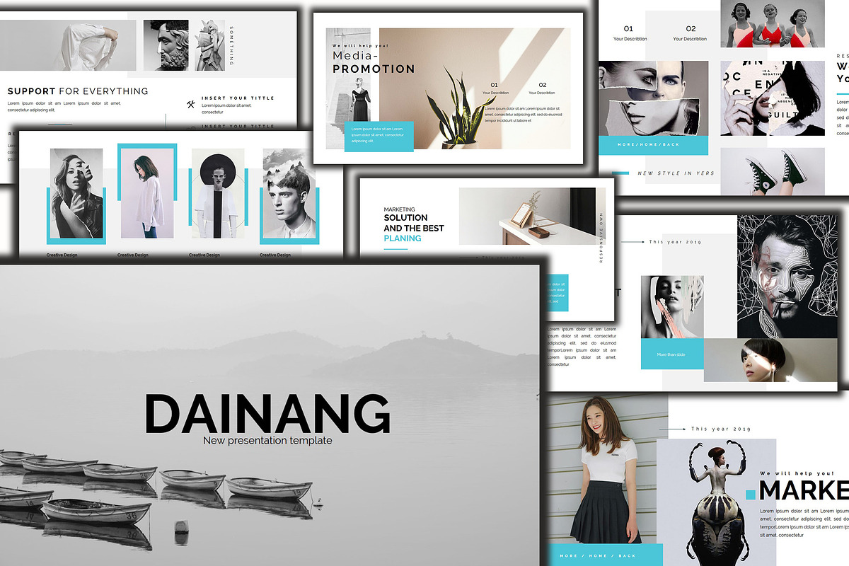 Minimal Corporation Powerpoint, a Presentation Template by Putra Khan (Photo 1 of 8)