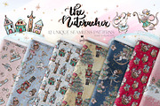 Nutcracker Christmas Magic Patterns, a Pattern Graphic by KaramfilaS (Thumbnail 1 of 21)
