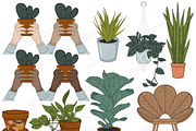 Plant Lover Clipart, an Illustration by GlamArtZhanna (Thumbnail 4 of 6)