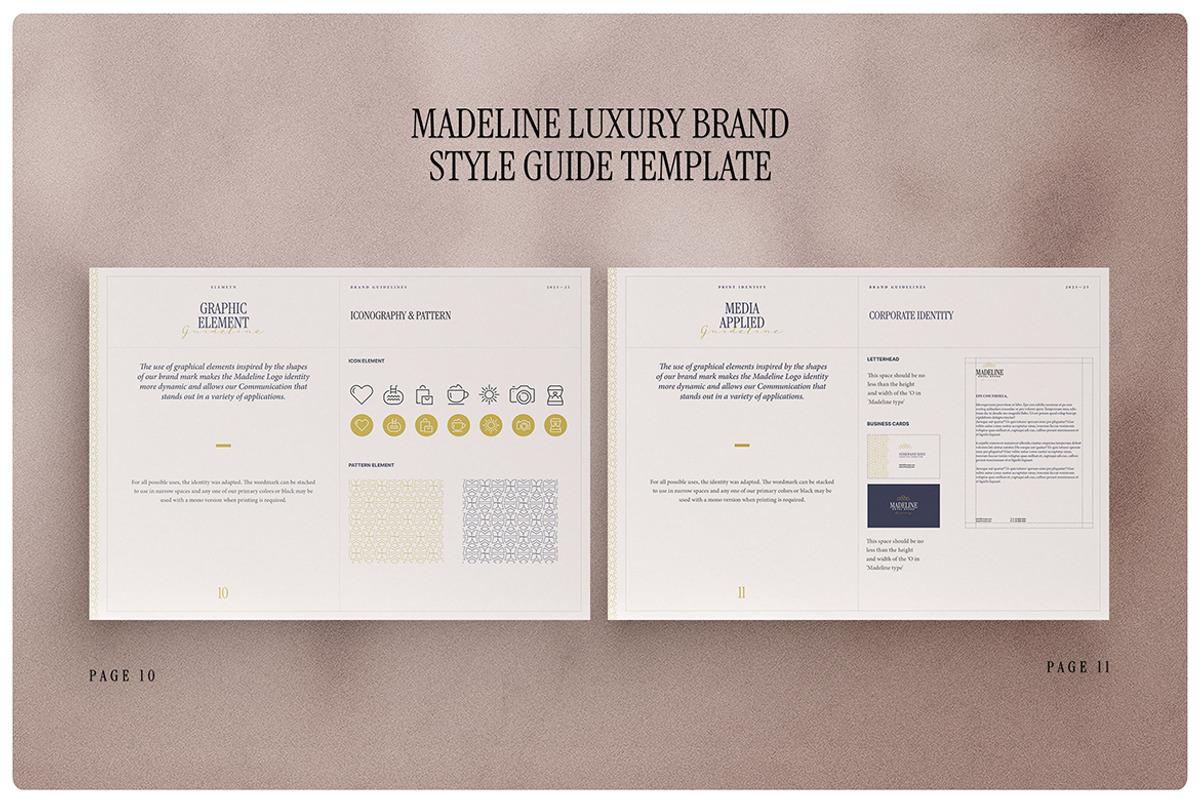 Brand Guidelines, a Brochure Template by Proonty (Photo 6 of 7)