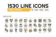 1530 UNIQUE LINE ICONS, an Outline Icon by eucalyp (Thumbnail 5 of 9)