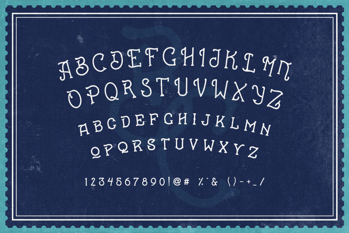 Braschel Club Typeface preview 3