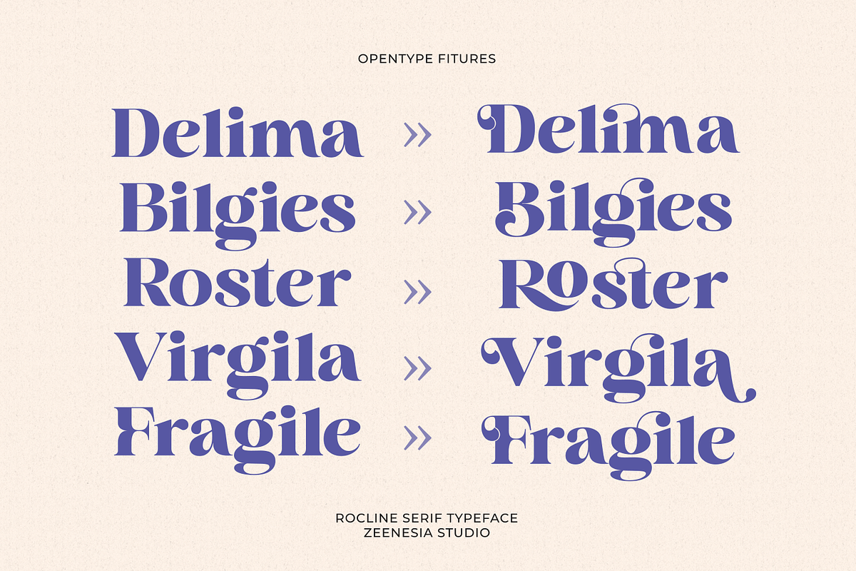 Rocline Serif, a Serif Font by zeenesia (Photo 14 of 16)