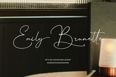 Olivia James - Chic Font, a Script Font by Sans & Sons