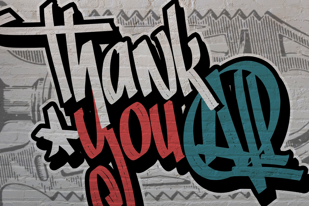 Nutty Noisses - Graffiti typeface, a Font by Gassstype (Photo 5 of 10)