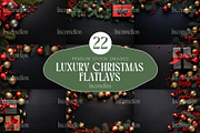 22 Elegant Luxury Christmas Flatlays, a Holiday Photo by Incomelion (Thumbnail 1 of 6)