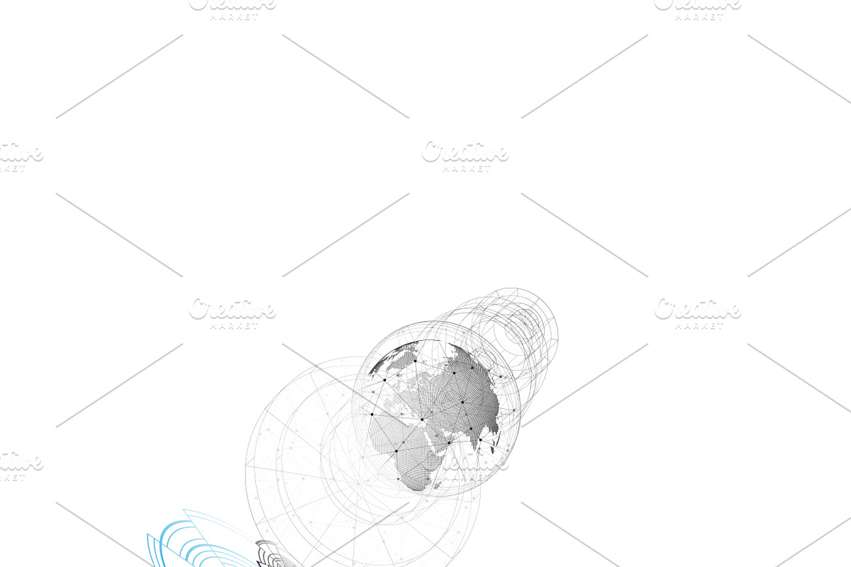 Futuristic high tech backgrounds, a Decorative Illustration by VectorShop (Photo 9 of 10)