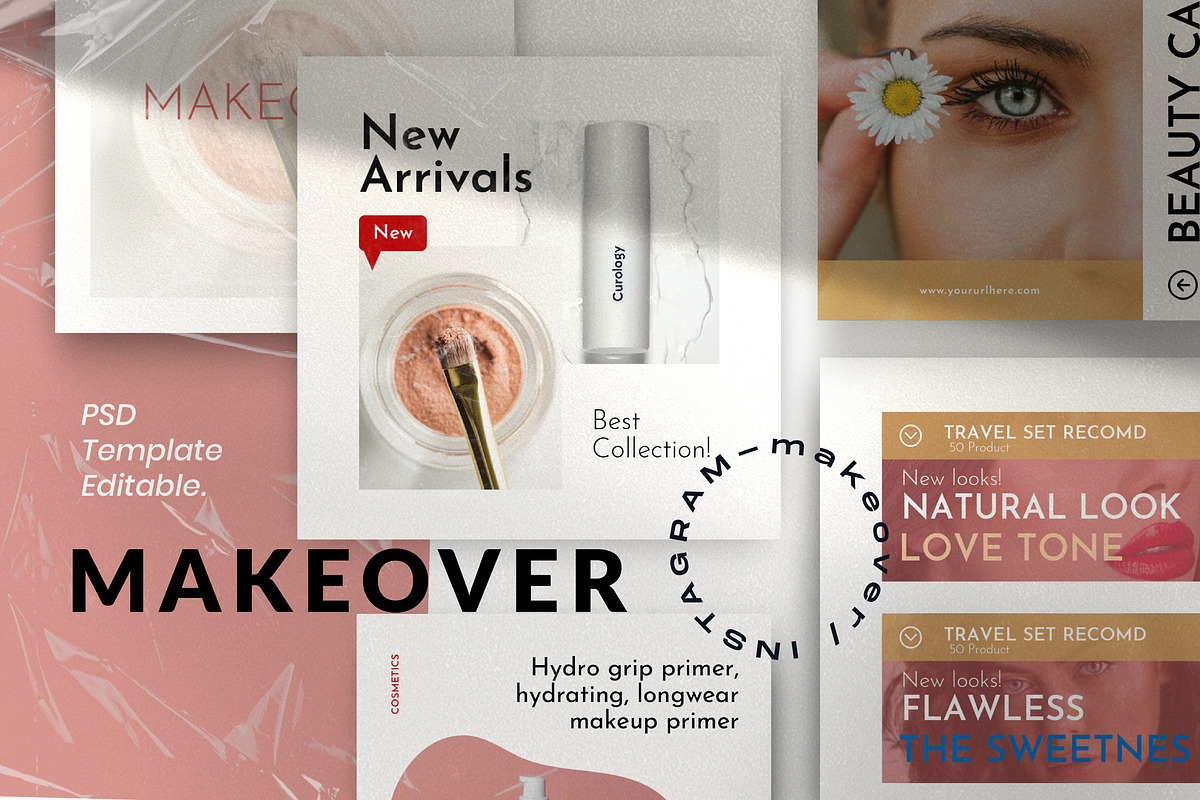 Makeover - Social Media Kit, a Social Media Template by Dirtytemp Studio (Photo 14 of 14)