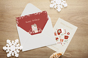 Christmas postcard mockup set 1 v2, a Print Template by Mocart (Thumbnail 11 of 14)