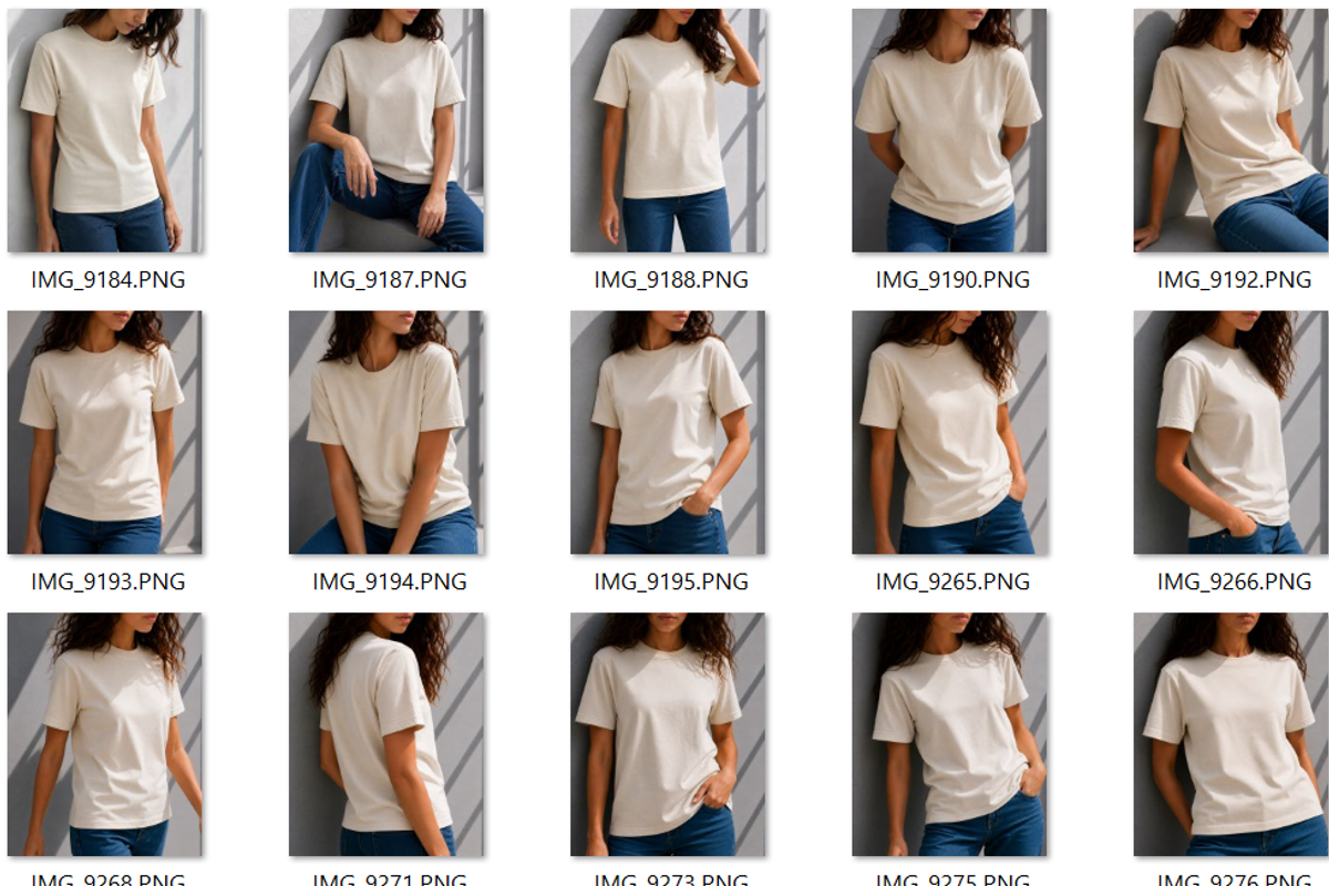 Comfort Colors 1717 White 20 Mockup, a Shirt Mockup by ElDesignState (Photo 2 of 2)