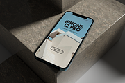 iPhone 12 Pro Mockup, an iPhone Mockup by xavier_studio (Thumbnail 2 of 5)