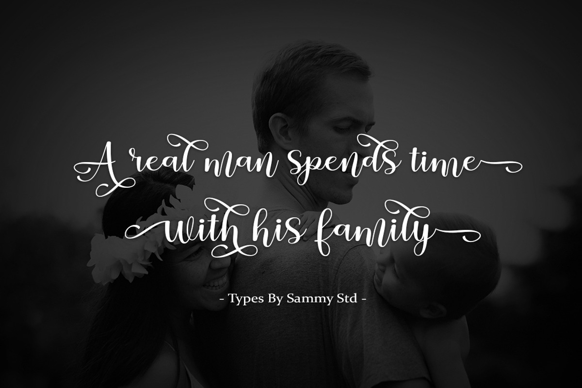 Smitham, a Script Font by Sammy Std (Photo 7 of 10)